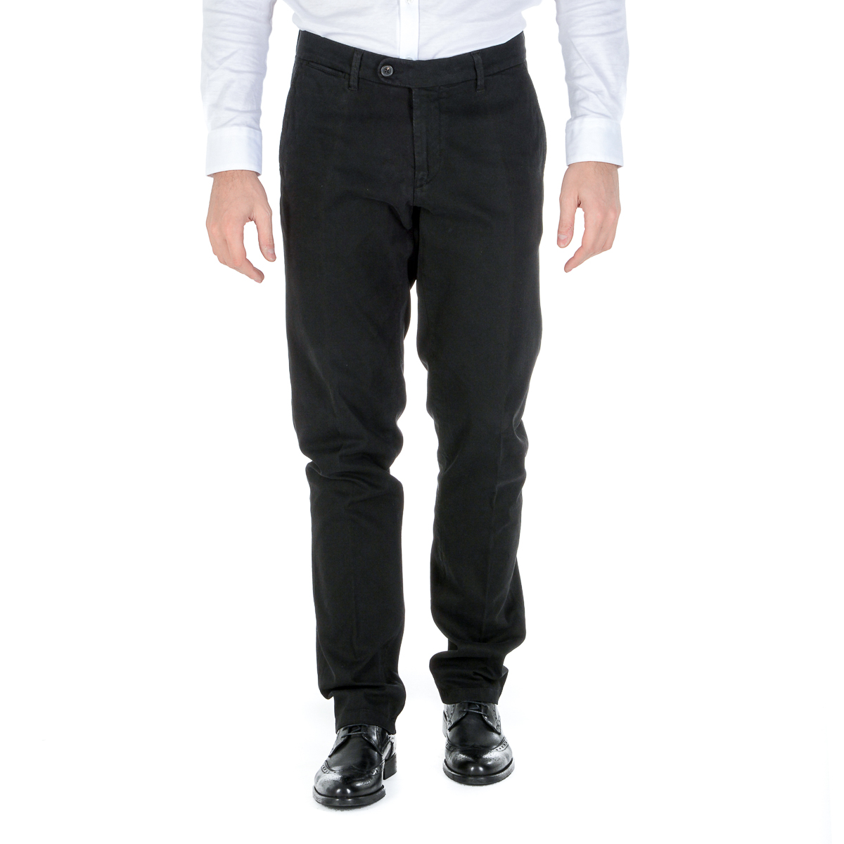 Corneliani Pantaloni Uomo Blu Scuro