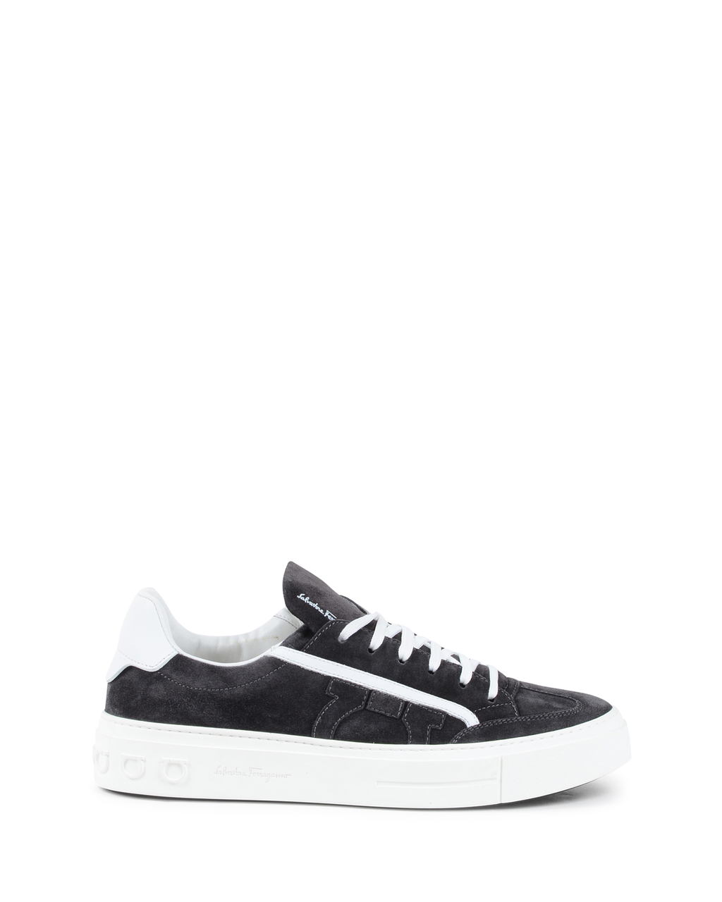 Salvatore Ferragamo Sneaker da uomo nere BORG 2