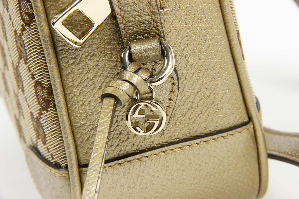 Borsa a mano Gucci Bree Original GG Canvas Mini Messenger da donna