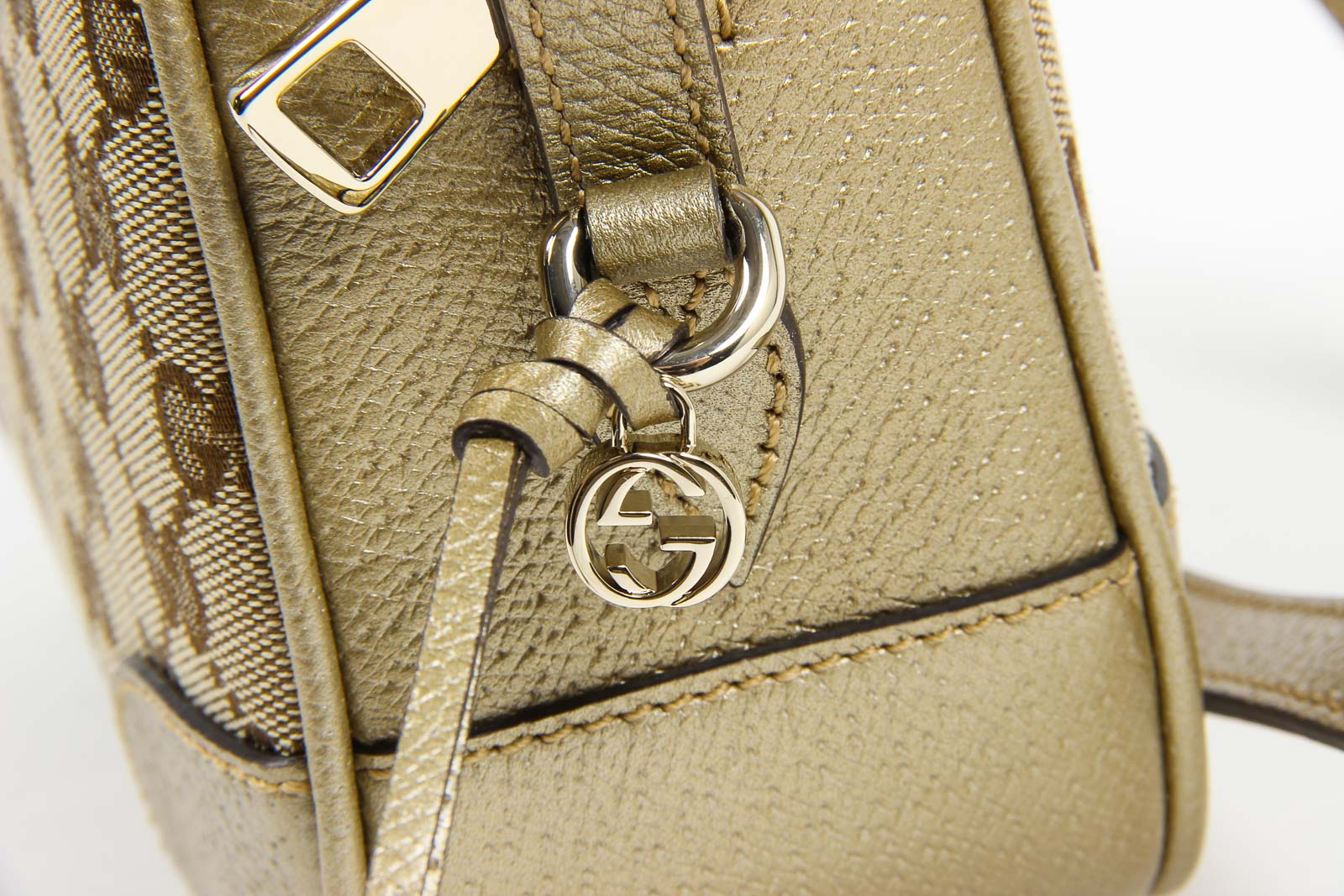 Borsa a mano Gucci Bree Original GG Canvas Mini Messenger da donna