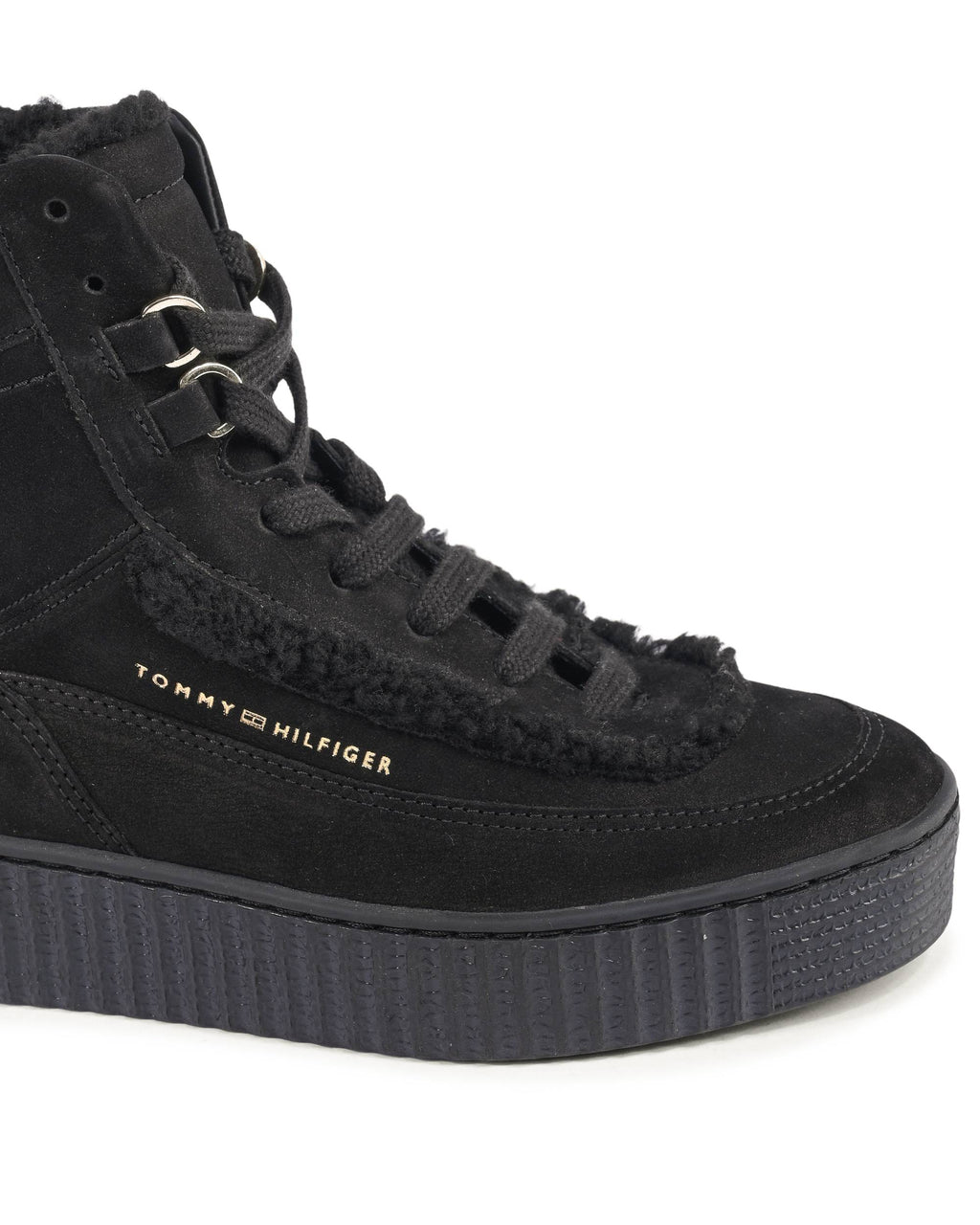 Tommy Hilfiger Stivali da donna NERO FW0FW07503BDS