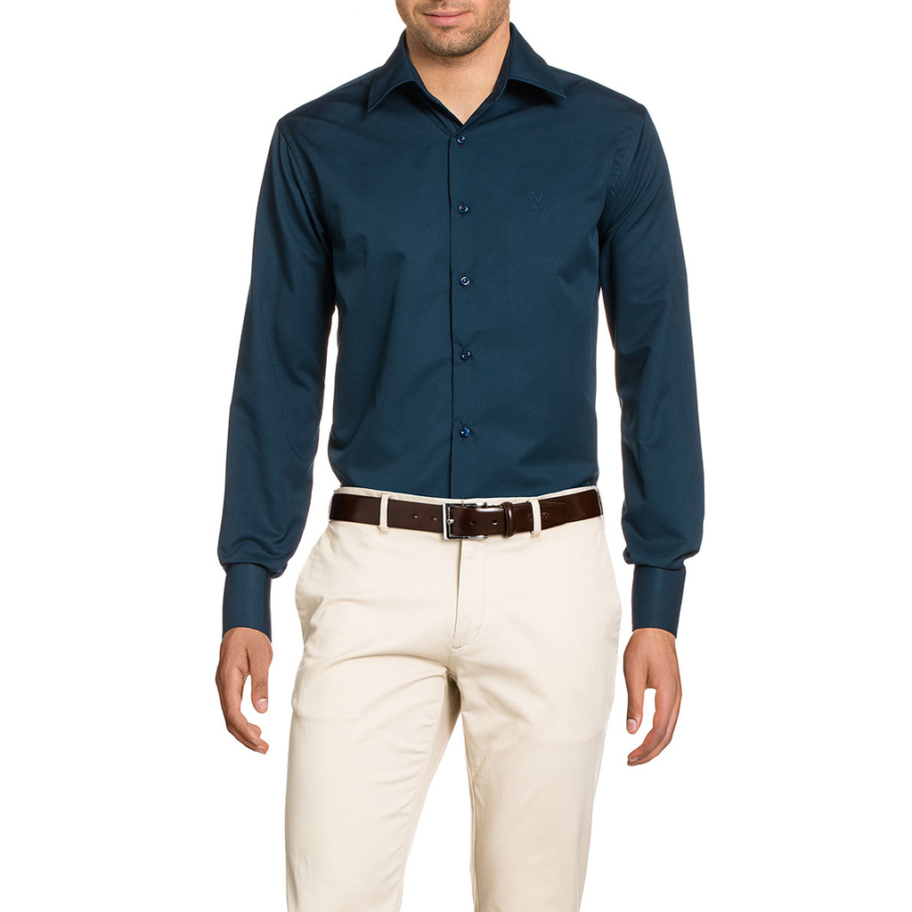 Camicia da uomo V 1969 Italia con collo classico