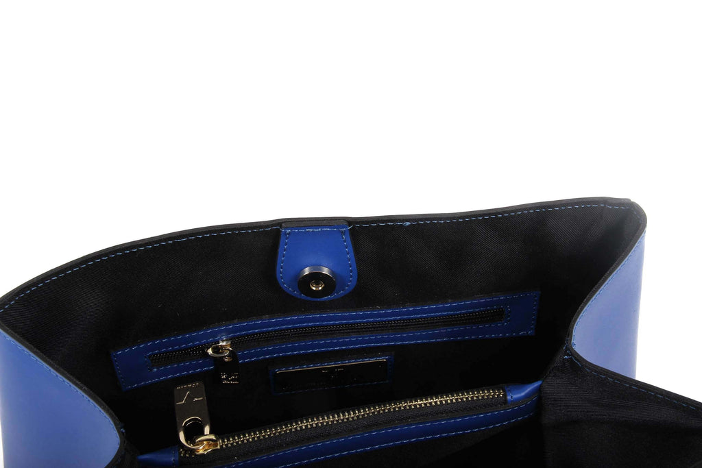V 1969 Italia Borsa da donna G550-52 RUGA COBALTO