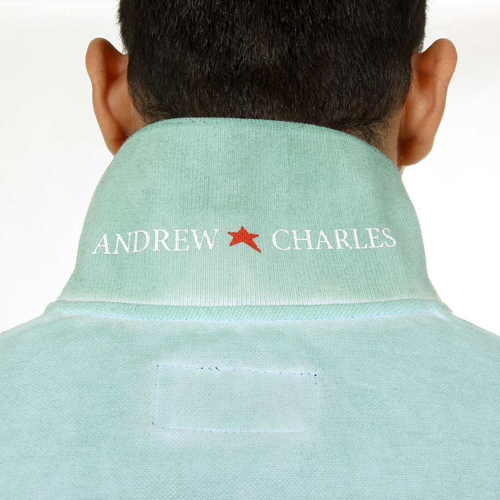 Andrew Charles Polo da uomo a maniche corte verde SIMBA
