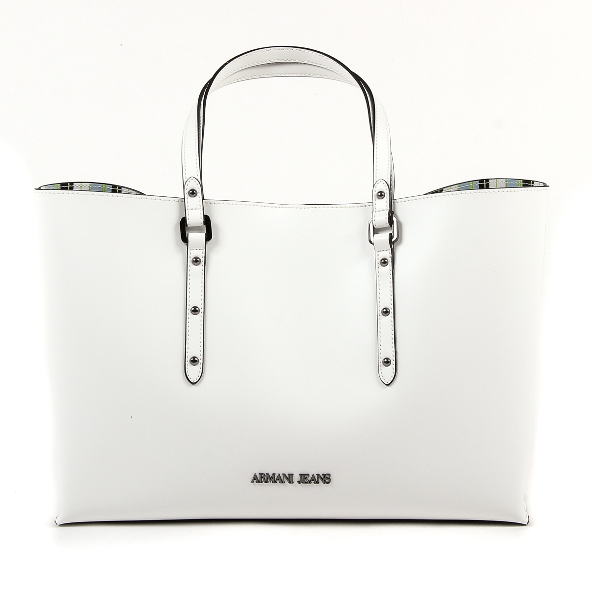 Borsa a mano da donna Armani Jeans bianca 922171 7P757 00010