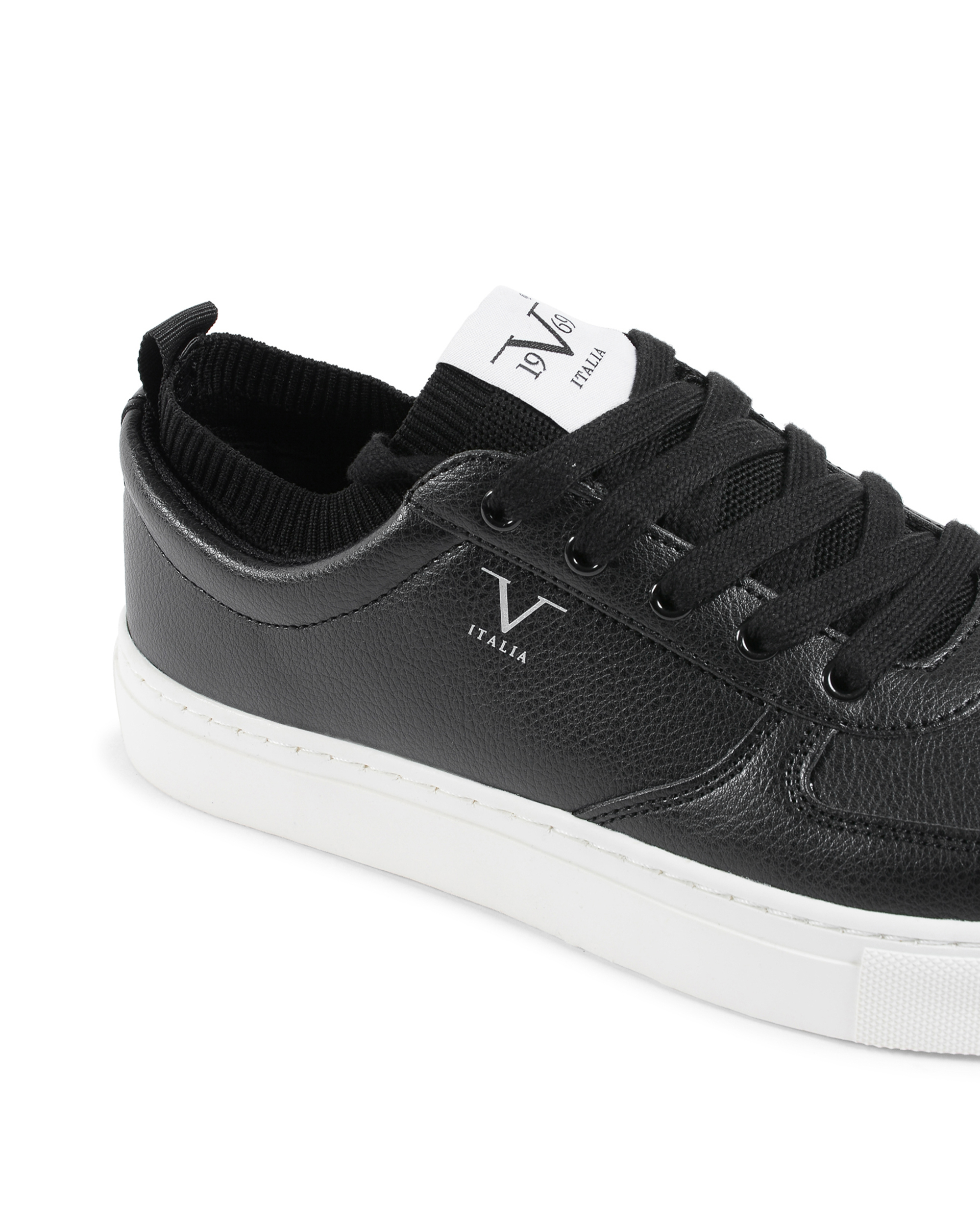 19V69 Italia Sneaker da uomo nera VI21SC0005 NERO