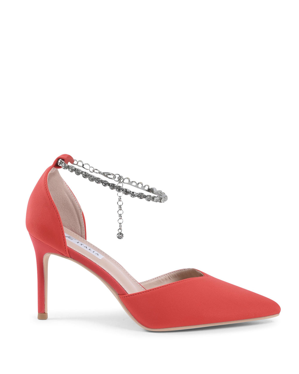 19V69 Italia Scarpe da donna con cinturino alla caviglia rosse F2929 ROSSO