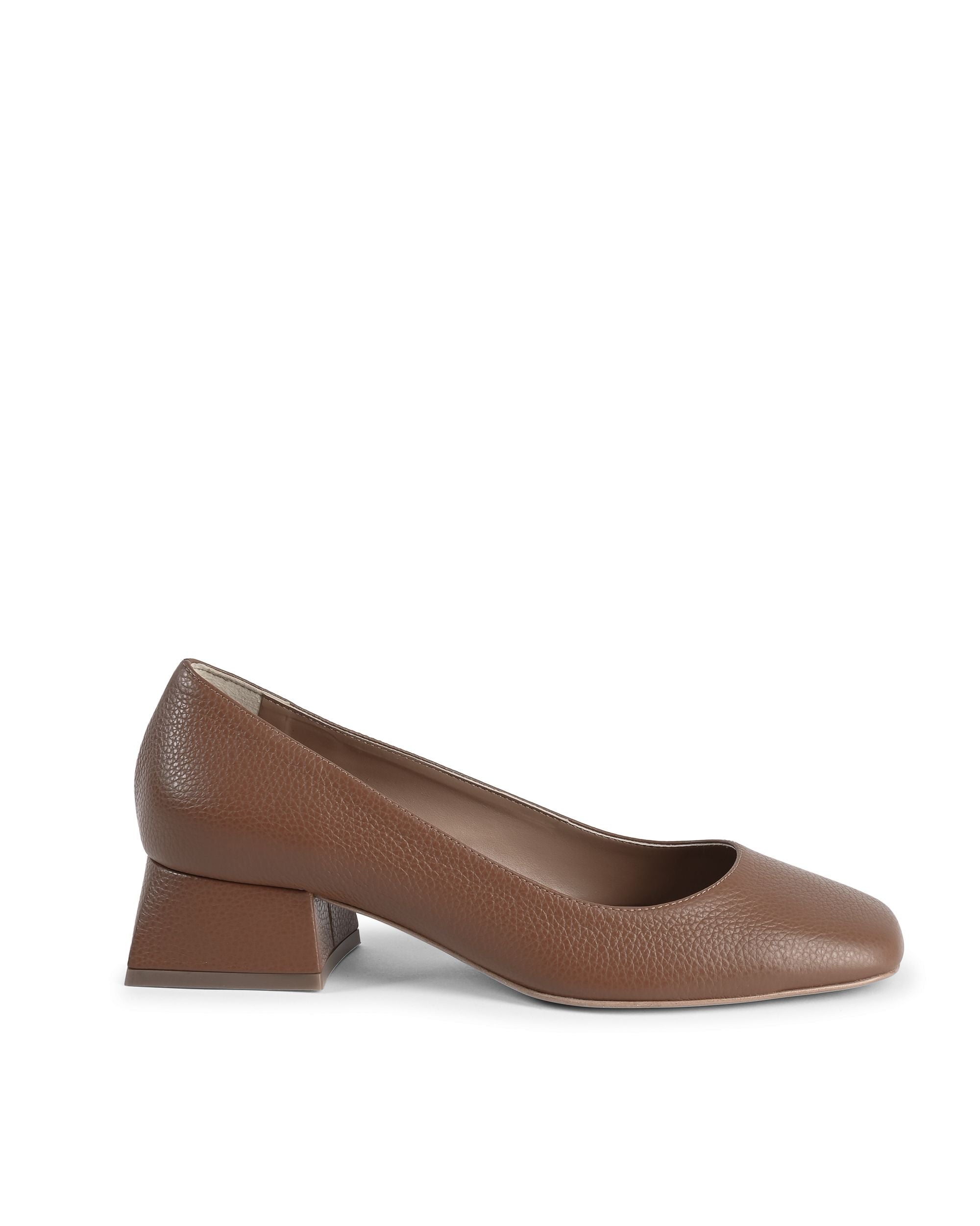 19V69 Italia Ballerina con tacco da donna SOFIA BOTTALATO MARRONE