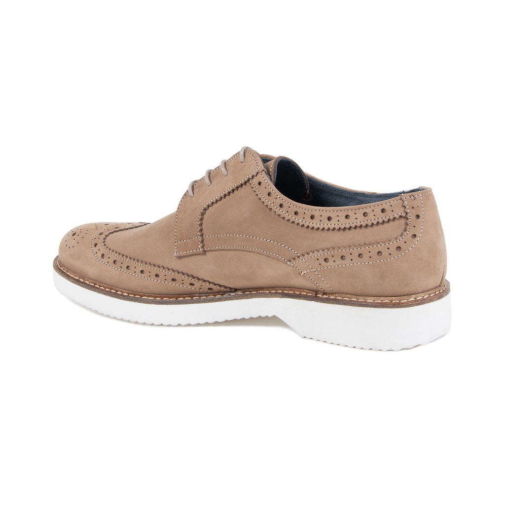 Scarpe brogue da uomo V 1969 Italia Marrone HARRY 5141 NABUK VAR 3