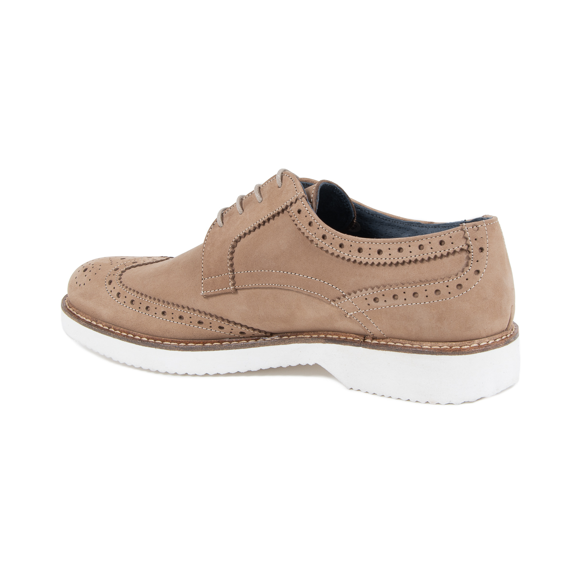 Scarpe brogue da uomo V 1969 Italia Marrone HARRY 5141 NABUK VAR 3