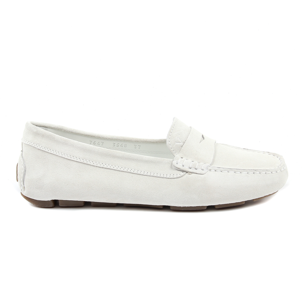 V 1969 Italia Mocassino da donna bianco AMALFI