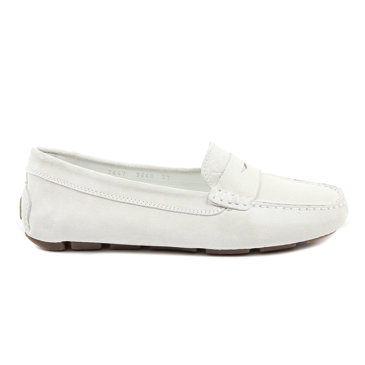 V 1969 Italia Mocassino da donna bianco AMALFI