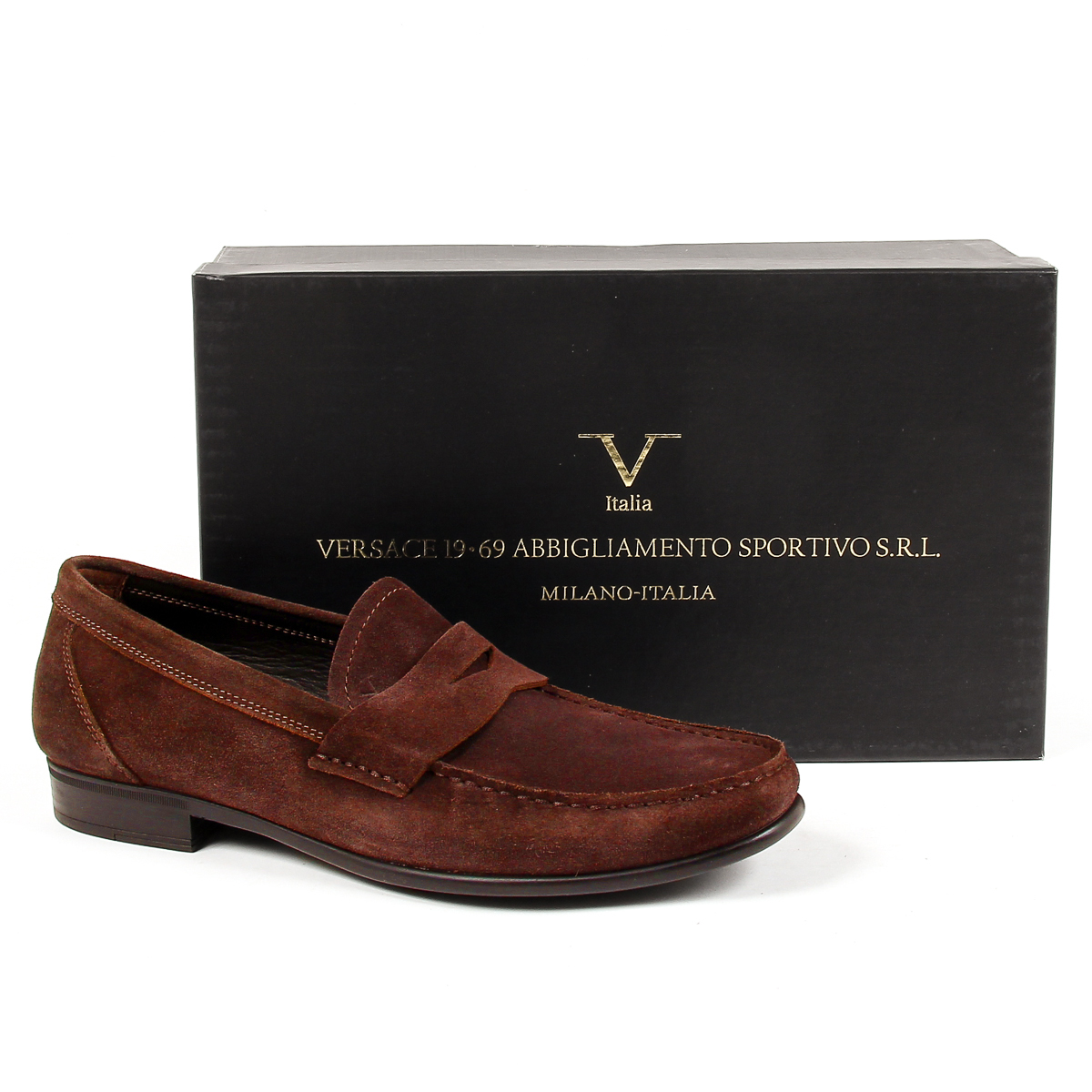 V 1969 Italia Mocassino da uomo marrone LEONARDO