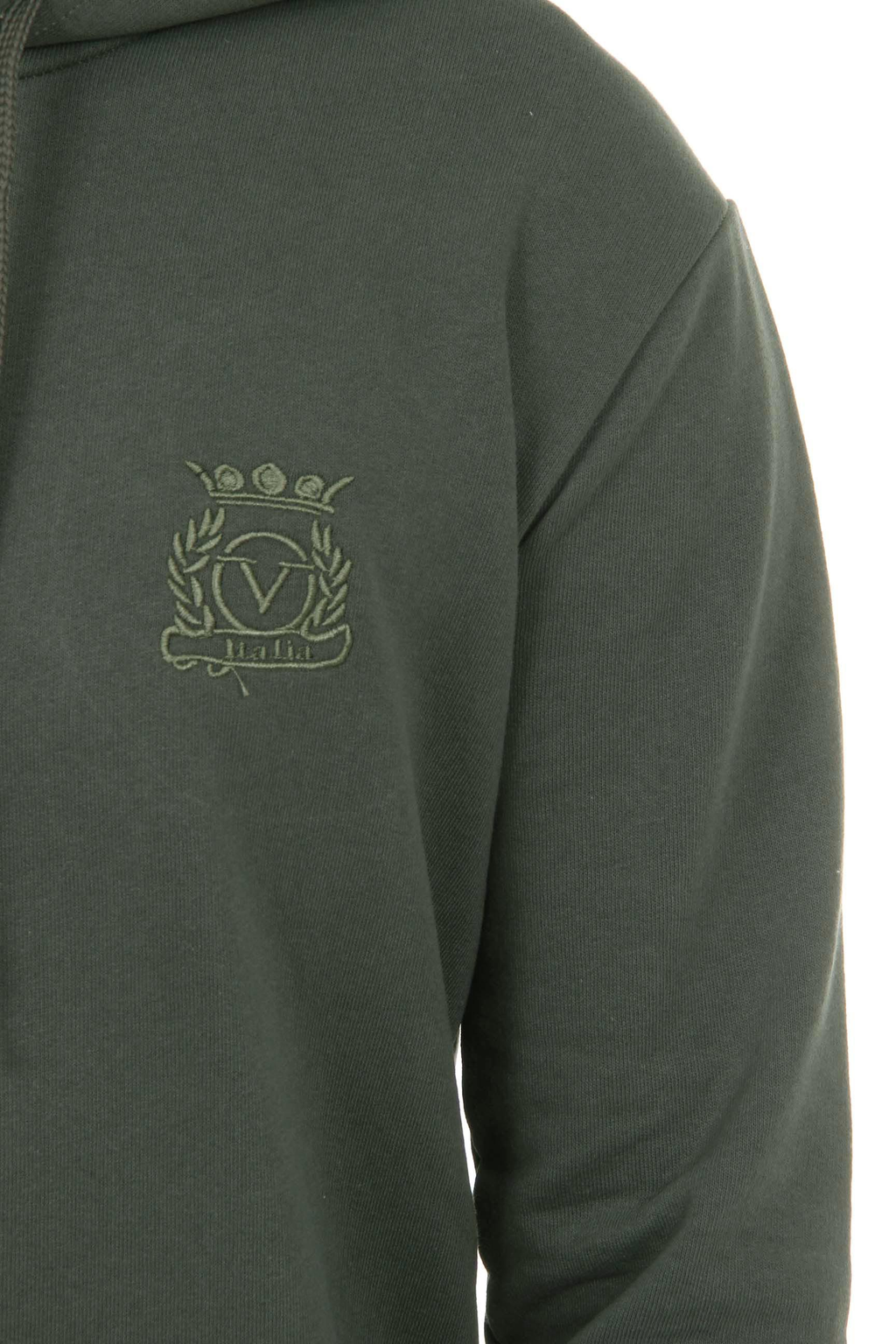 Felpa con cappuccio da uomo V 1969 Italia ART. 4467 VERDE MILITARE