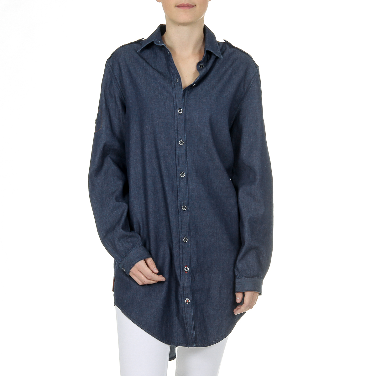 Camicia da donna Andrew Charles a maniche lunghe in denim CAMILIA
