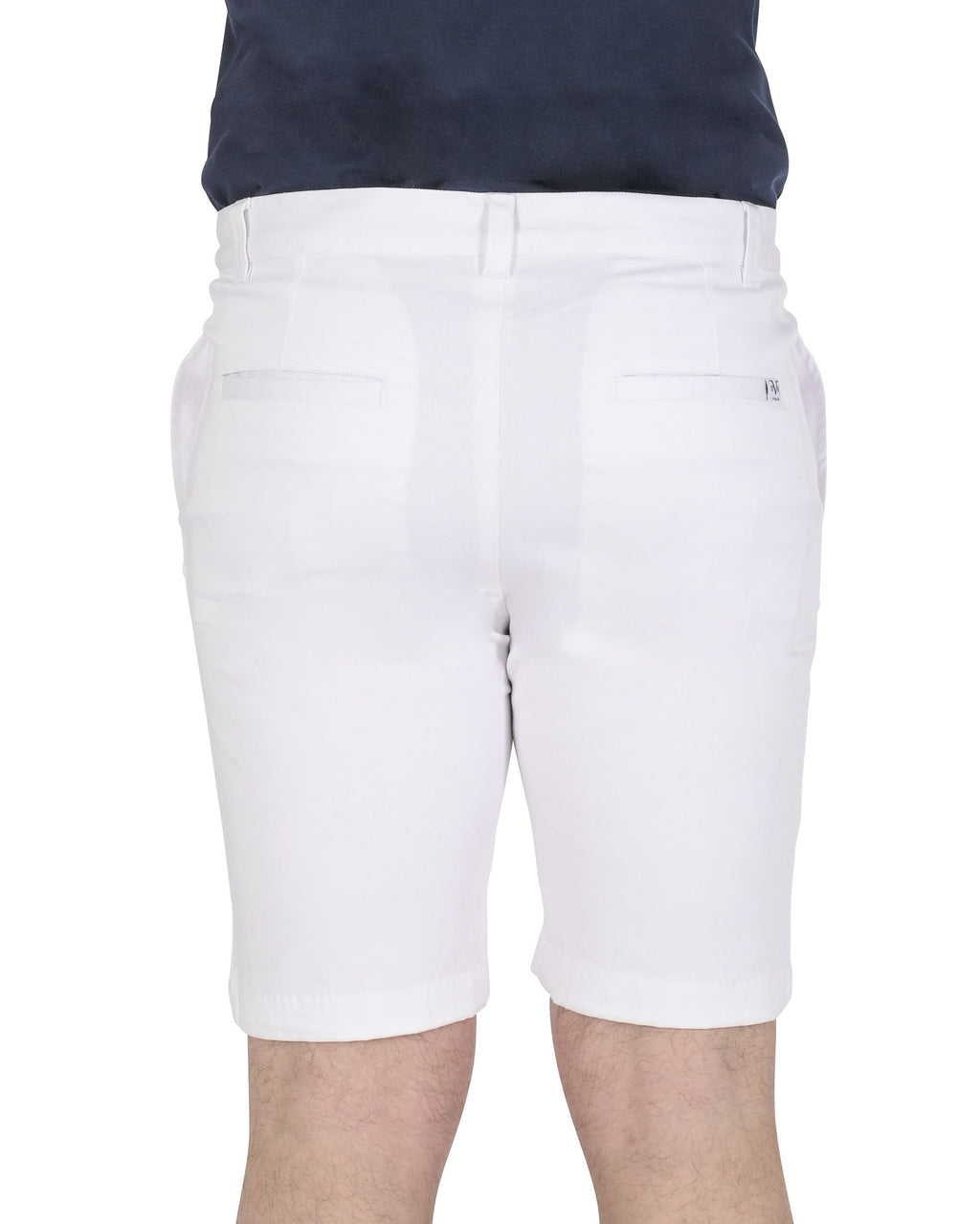 19V69 Italia Mens Bermuda BERGAMO WHITE