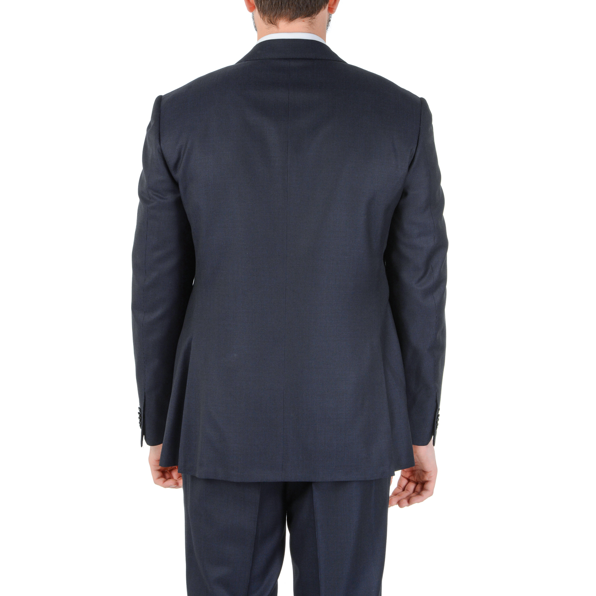 Corneliani Abito da uomo a maniche lunghe grigio scuro Super 120's