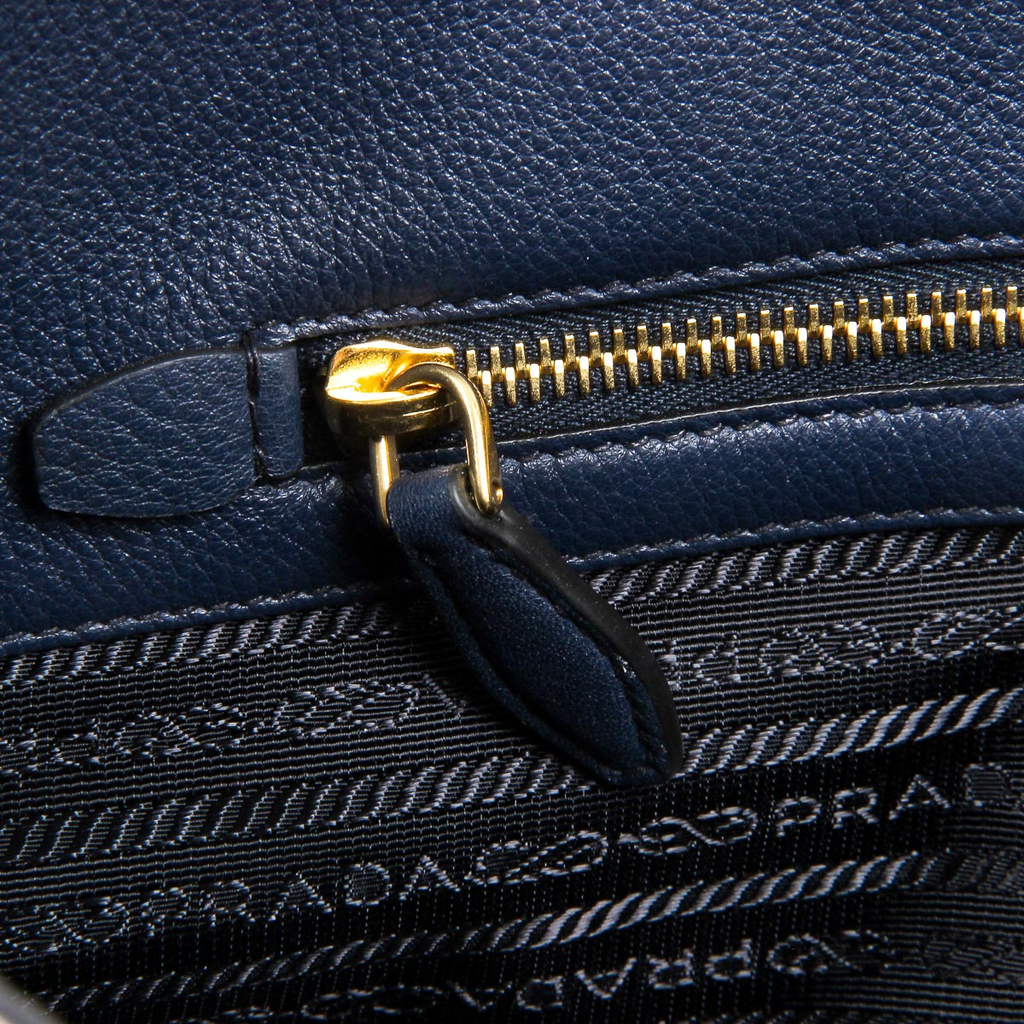 Borsa a mano Prada da donna 1BG100 UWL F0216 BALTICO VIT DAINO