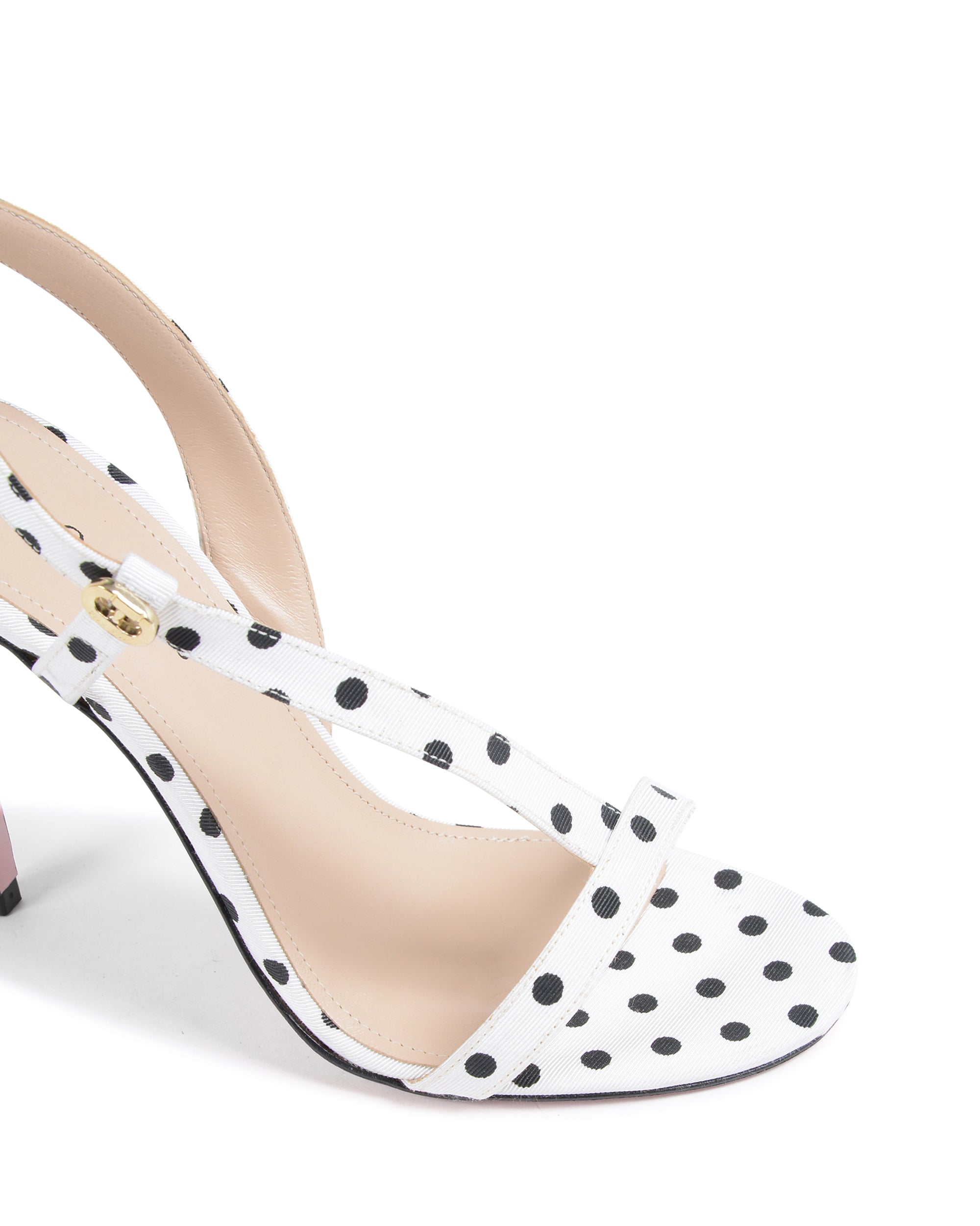 Sandalo Portofino Polka Bianco/Nero
