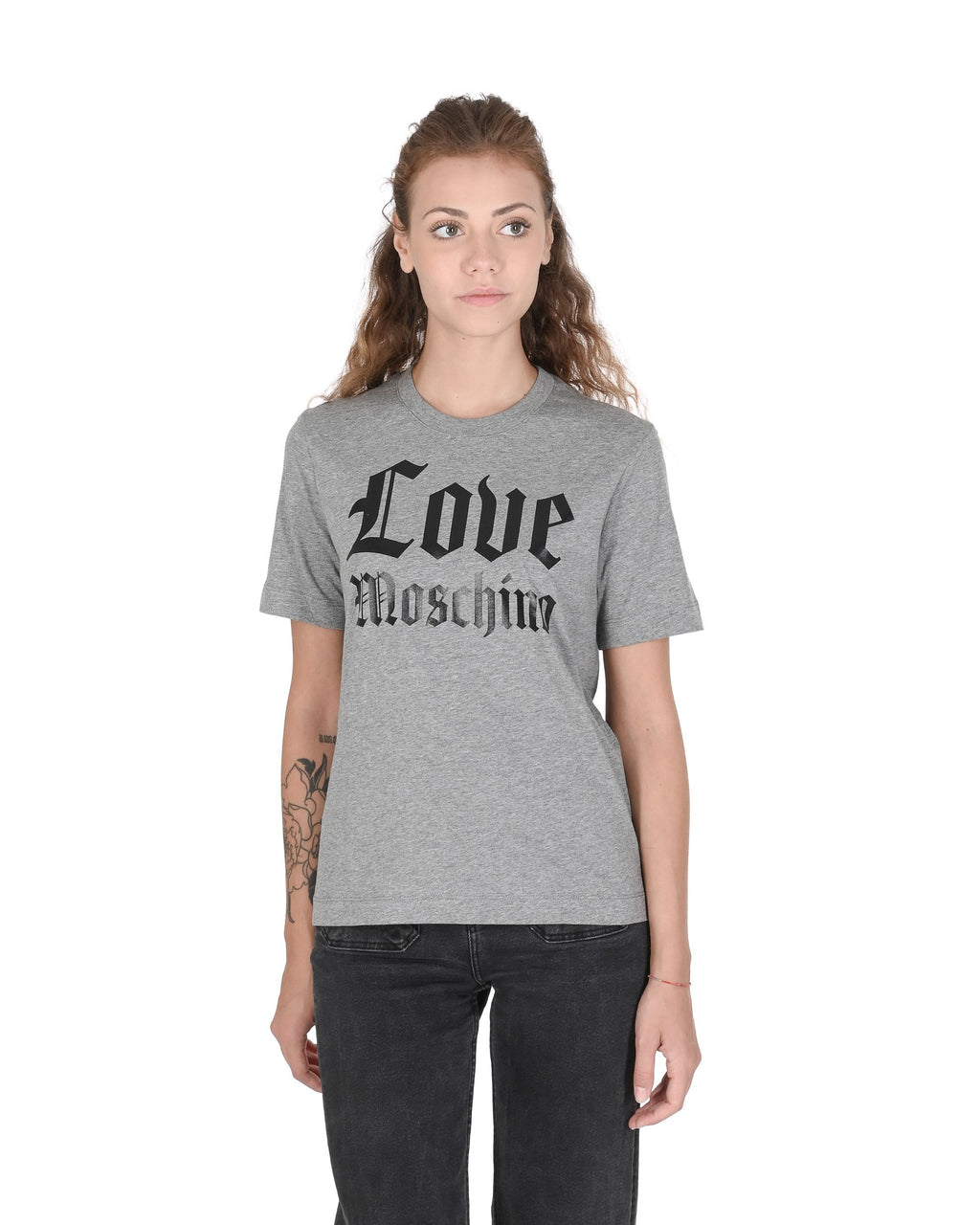 T-shirt da donna Love Moschino W 4 H06 33 M 3876 B499 MEL. MEDIUM GREY