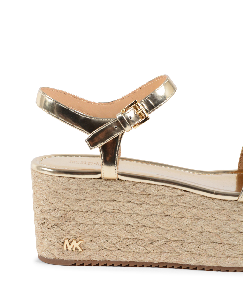Sandalo con plateau da donna Michael Kors Oro NANTUCKET