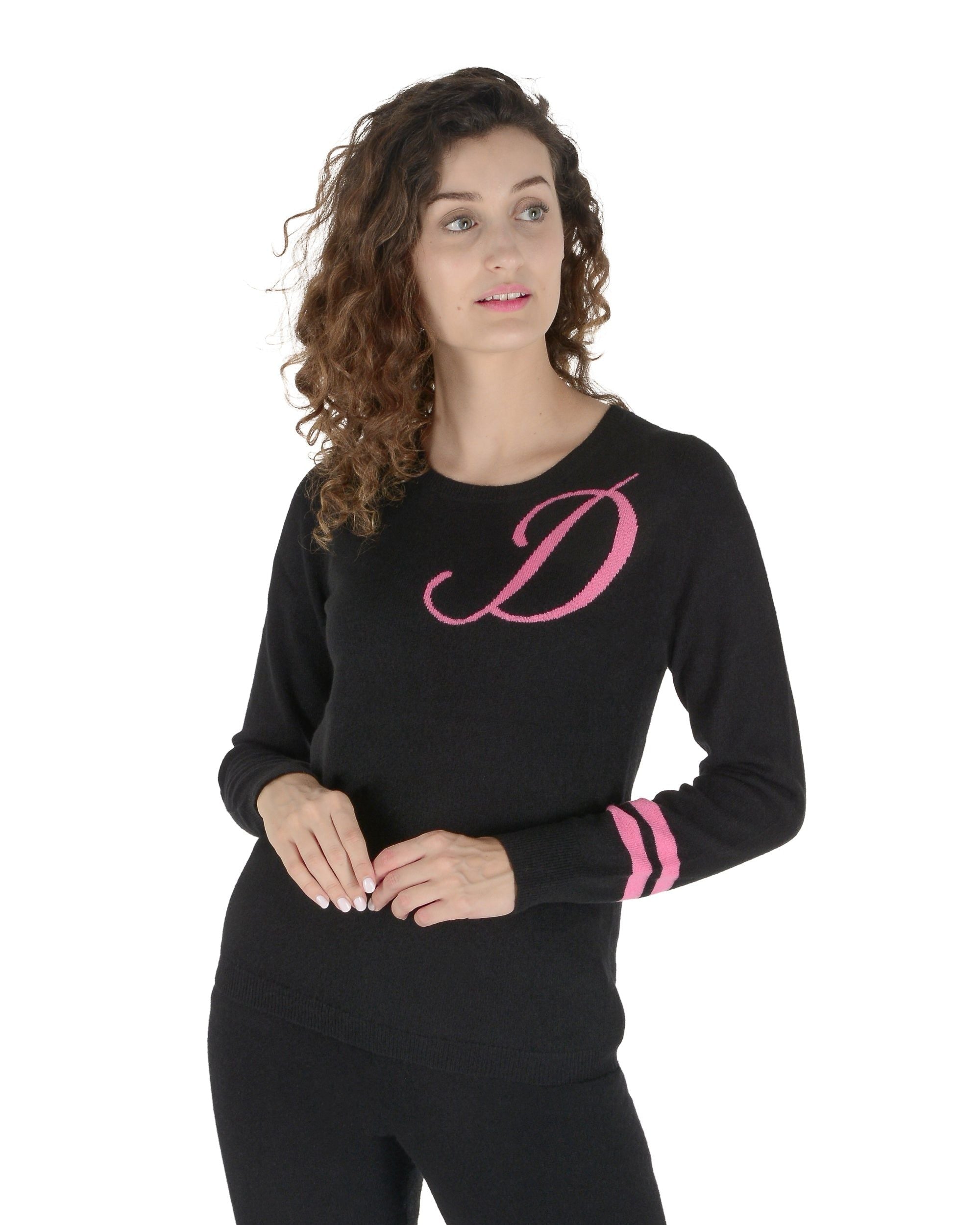 Maglione girocollo Dee Ocleppo STOCKBRIDGE NERO D