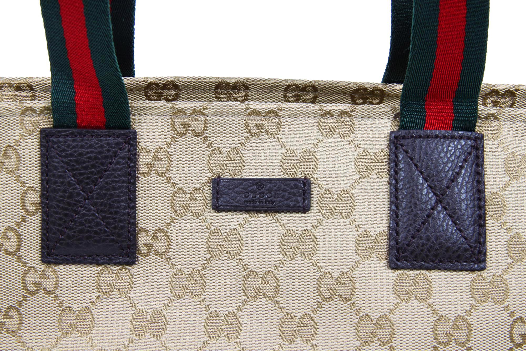 Gucci Tote borsa a mano con due manici e logo GG 374433 527066
