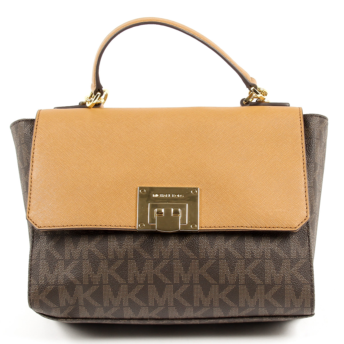 Borsa a mano da donna Michael Kors TINA 35T7GT4S6B BRN ACORN