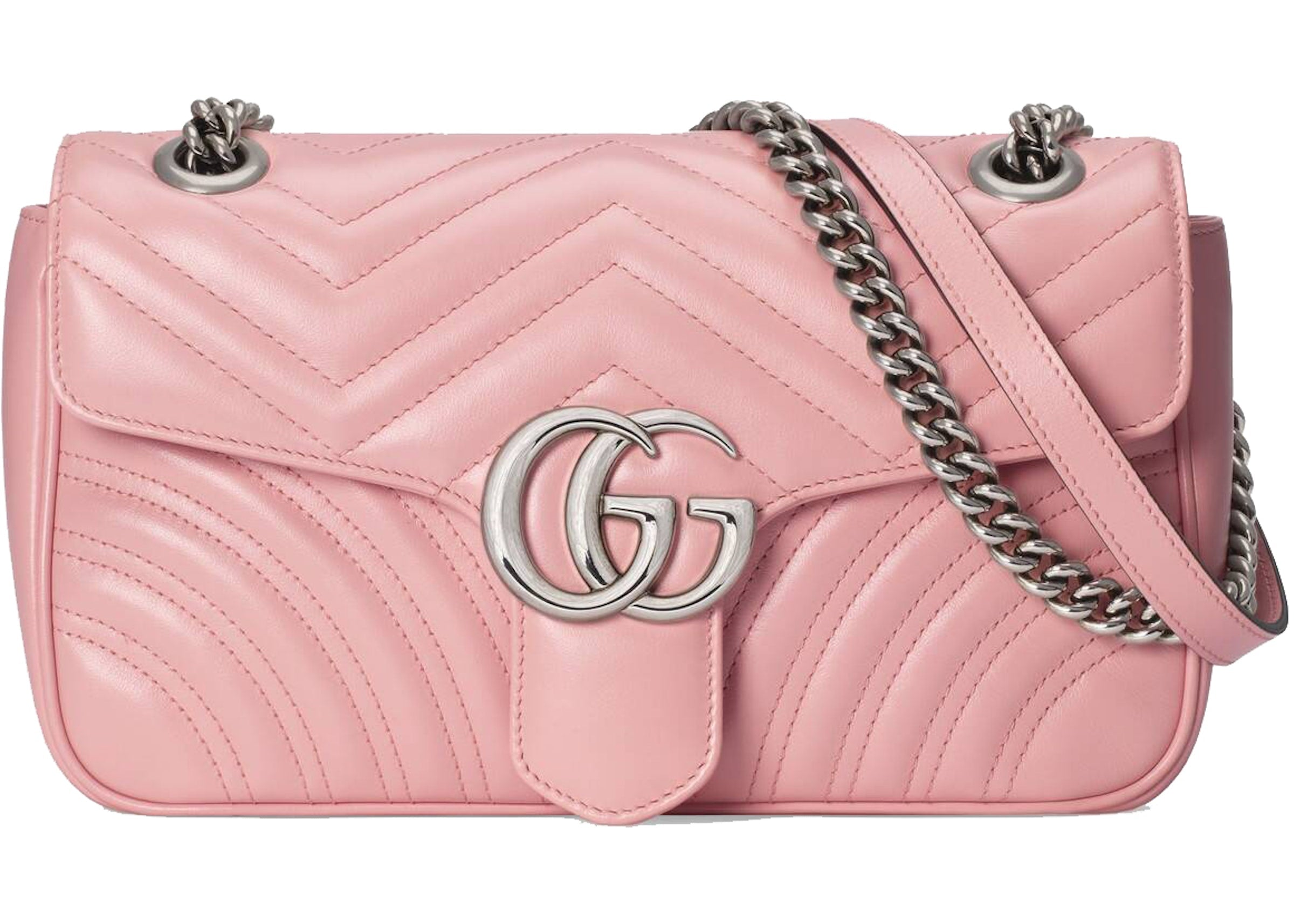 Gucci GG Leather Marmont rosa