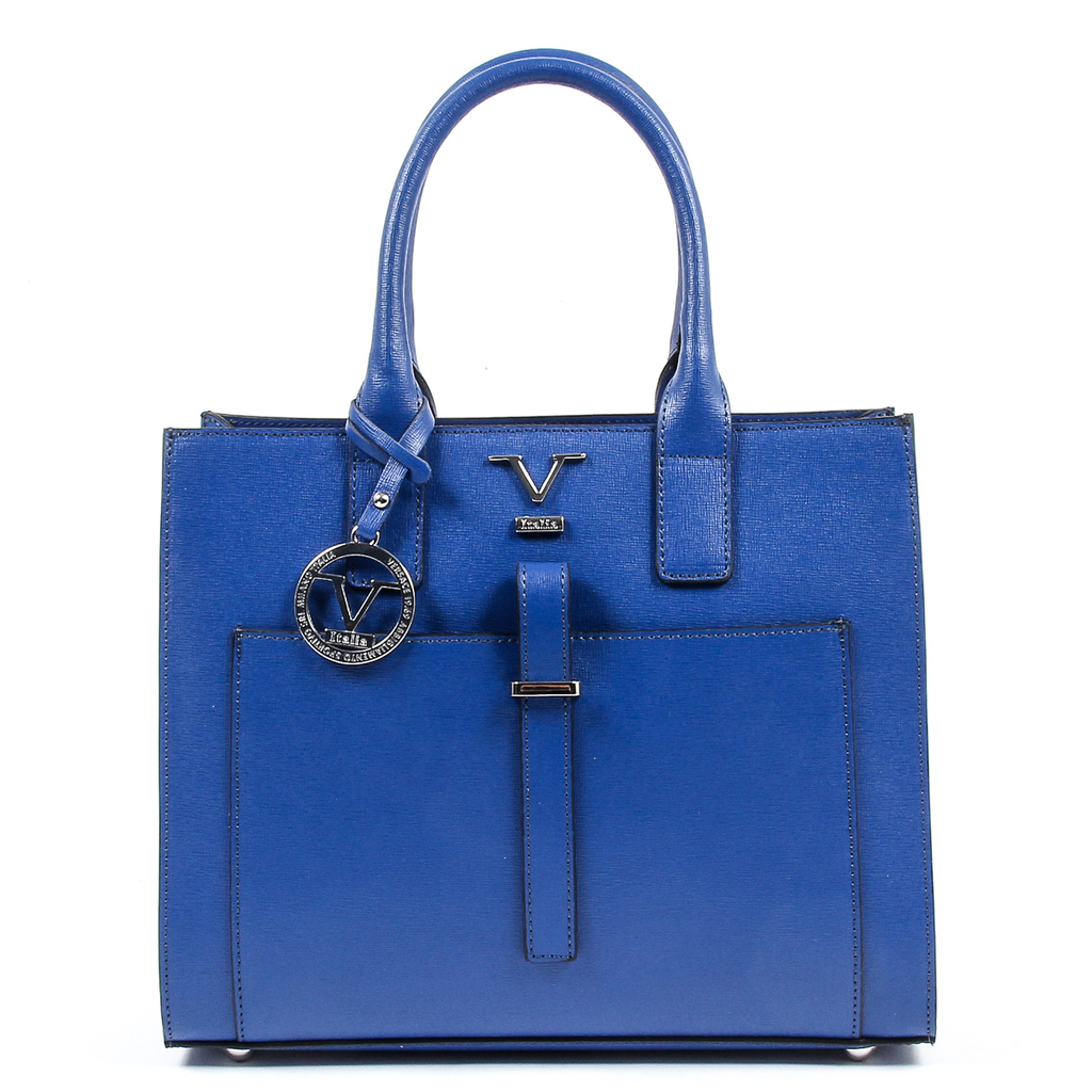 Borsa da donna V 1969 Italia V006-S SAFFIANO BLUETTE