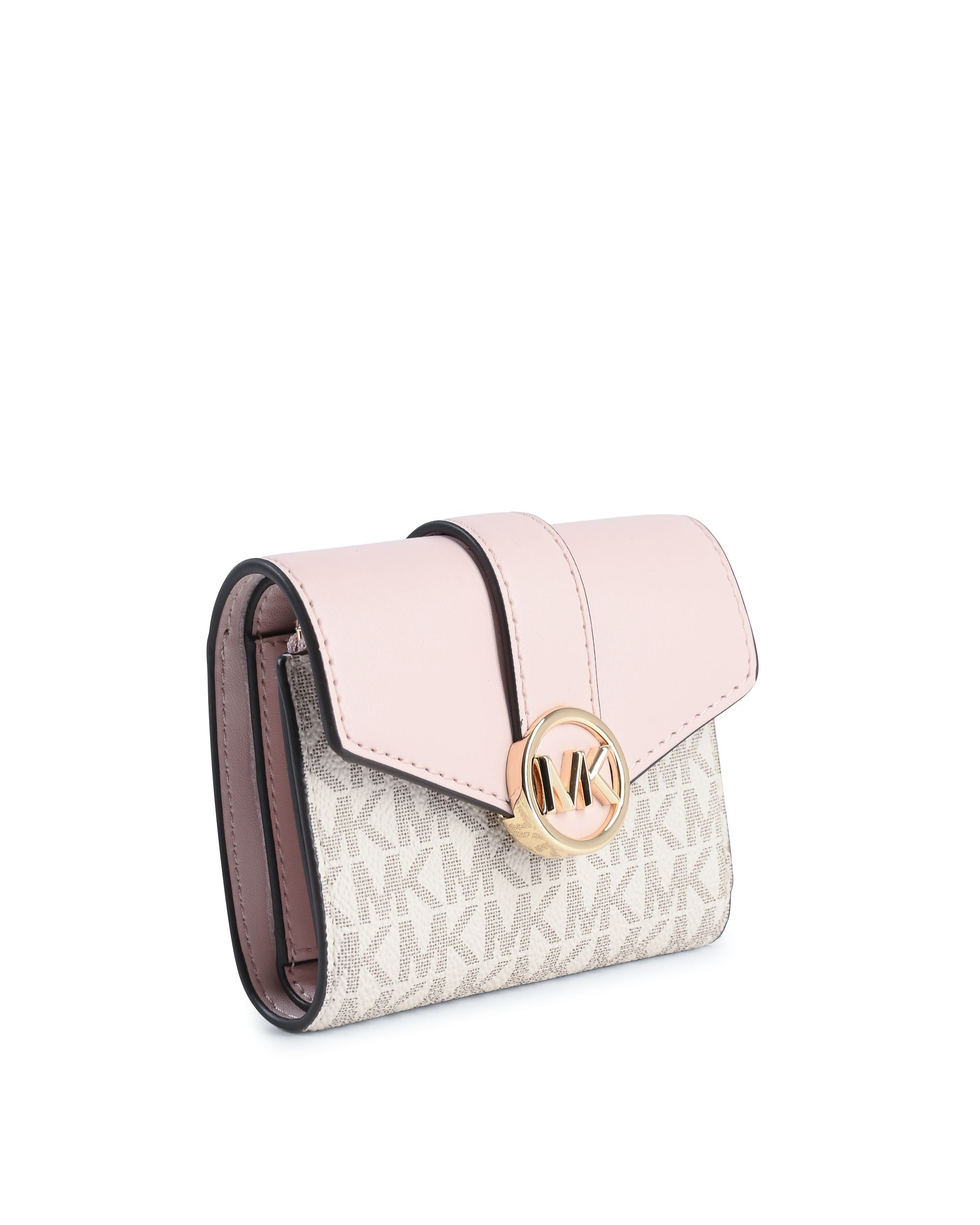 Portafoglio bifold con patta media Michael Kors 35S2GNMF8B PWD BLSH MLT