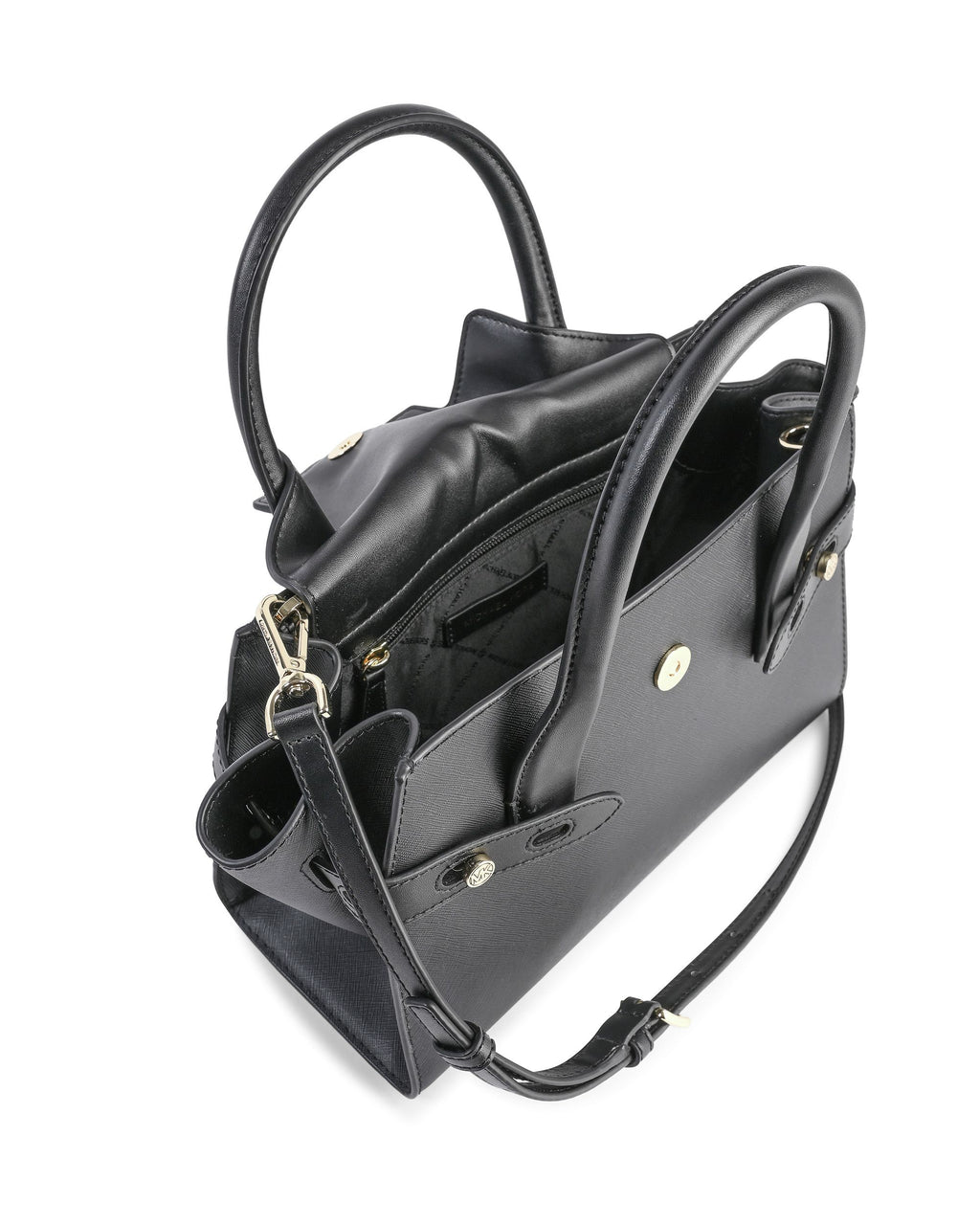 Borsa a mano media con patta Michael Kors 35S2GNMS8L NERA
