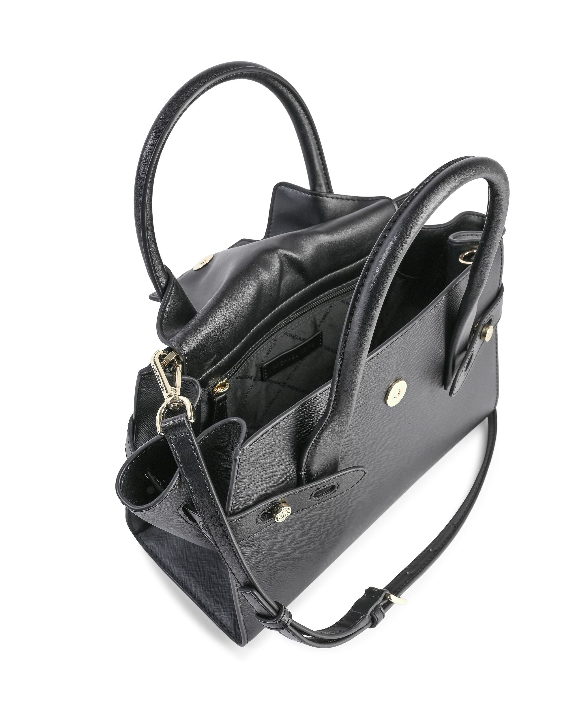 Borsa a mano media con patta Michael Kors 35S2GNMS8L NERA