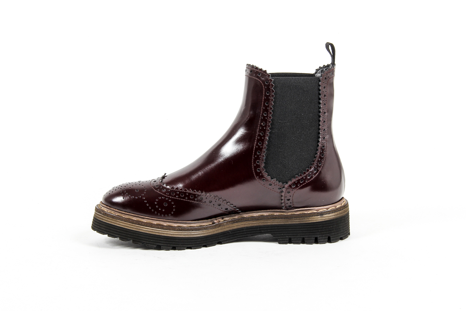 V 1969 Italia Stivaletto Donna Bordeaux FAIRY