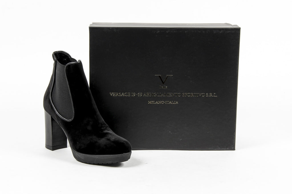 Stivaletto Donna V 1969 Italia S02 VELLUTO NERO