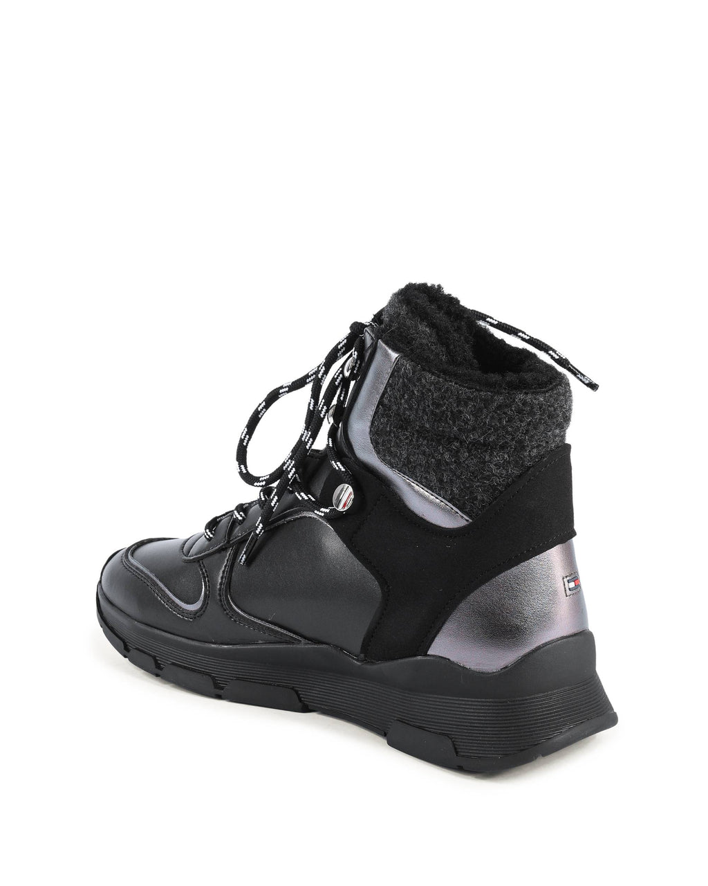 Stivali da donna Tommy Hilfiger neri FW0FW06074BDS