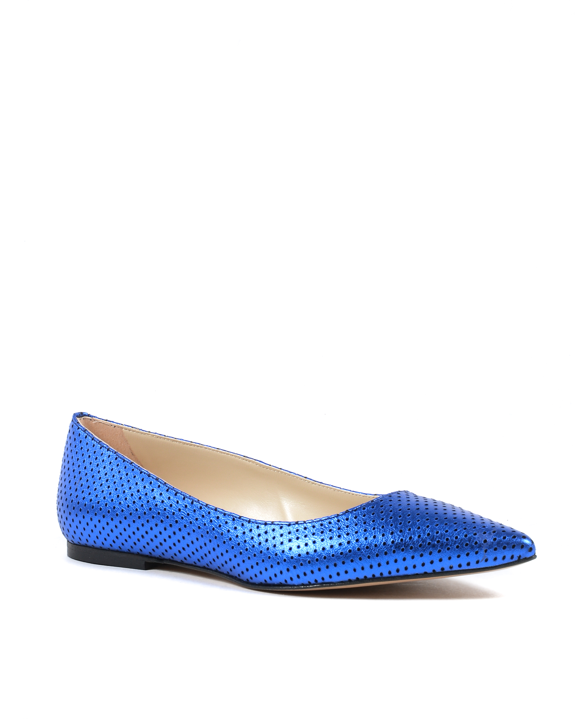 19V69 Italia Ballerina Donna Lamè Blu 4747 TRAF LAM BLU ELETTRICO