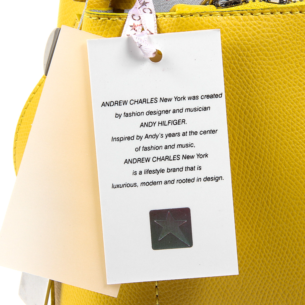 Borsa a mano da donna Andrew Charles gialla KYLA