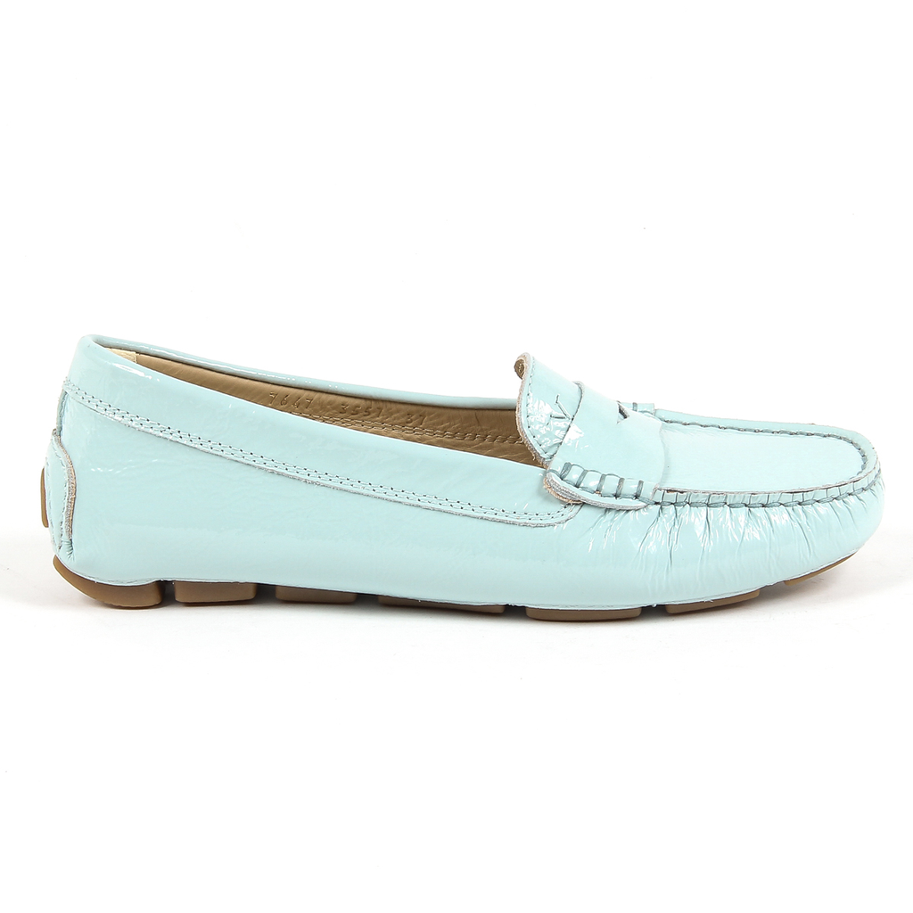 V 1969 Italia Mocassino da donna azzurro AMALFI