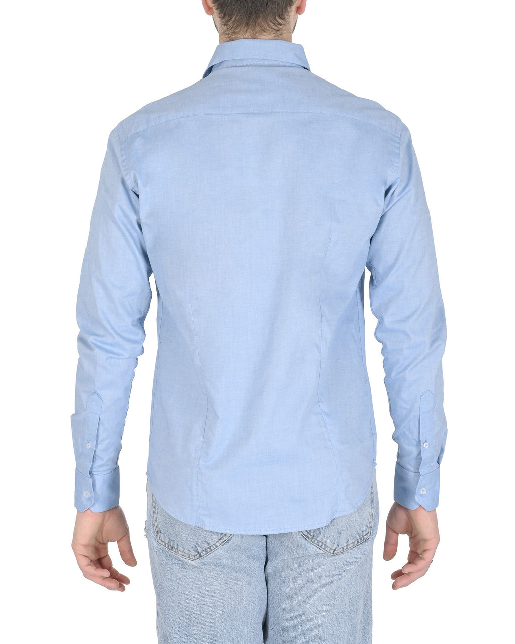 Camicia Uomo 19V69 Italia FILAFIL AZZURRO