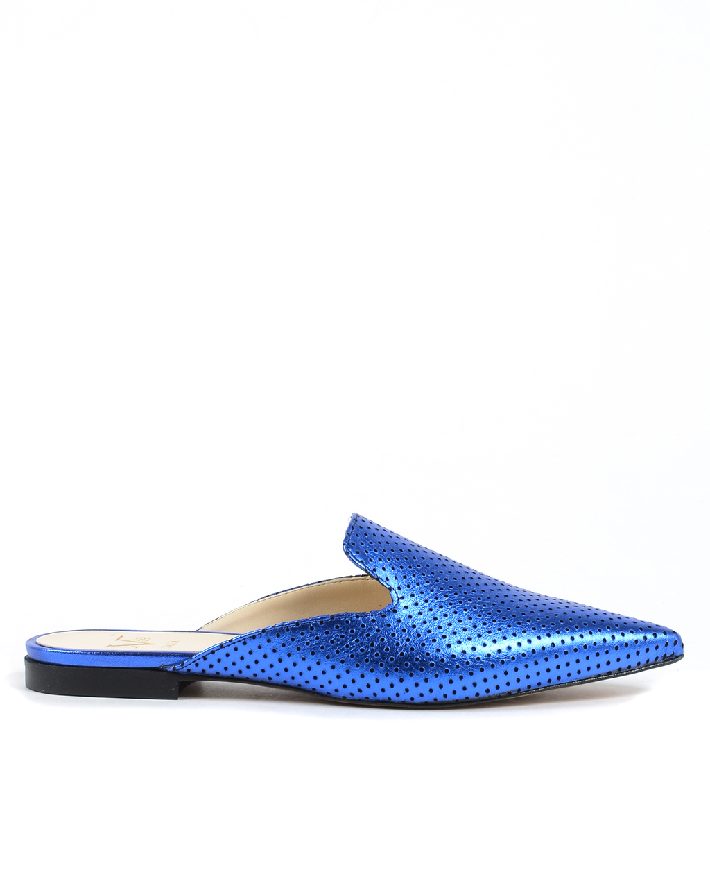 19V69 Italia Ciabatte Donna Lamè Blu 4747 SABOT TRAF LAM BLU