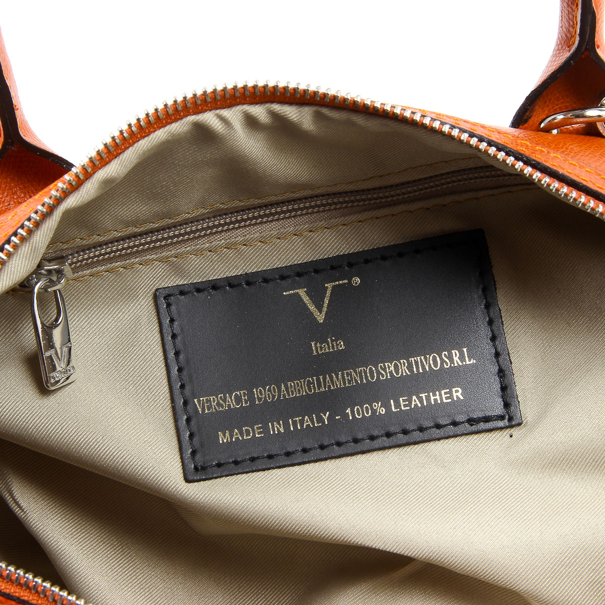 Borsa da donna V 1969 Italia V014-S PALMELLATO ARANCIA