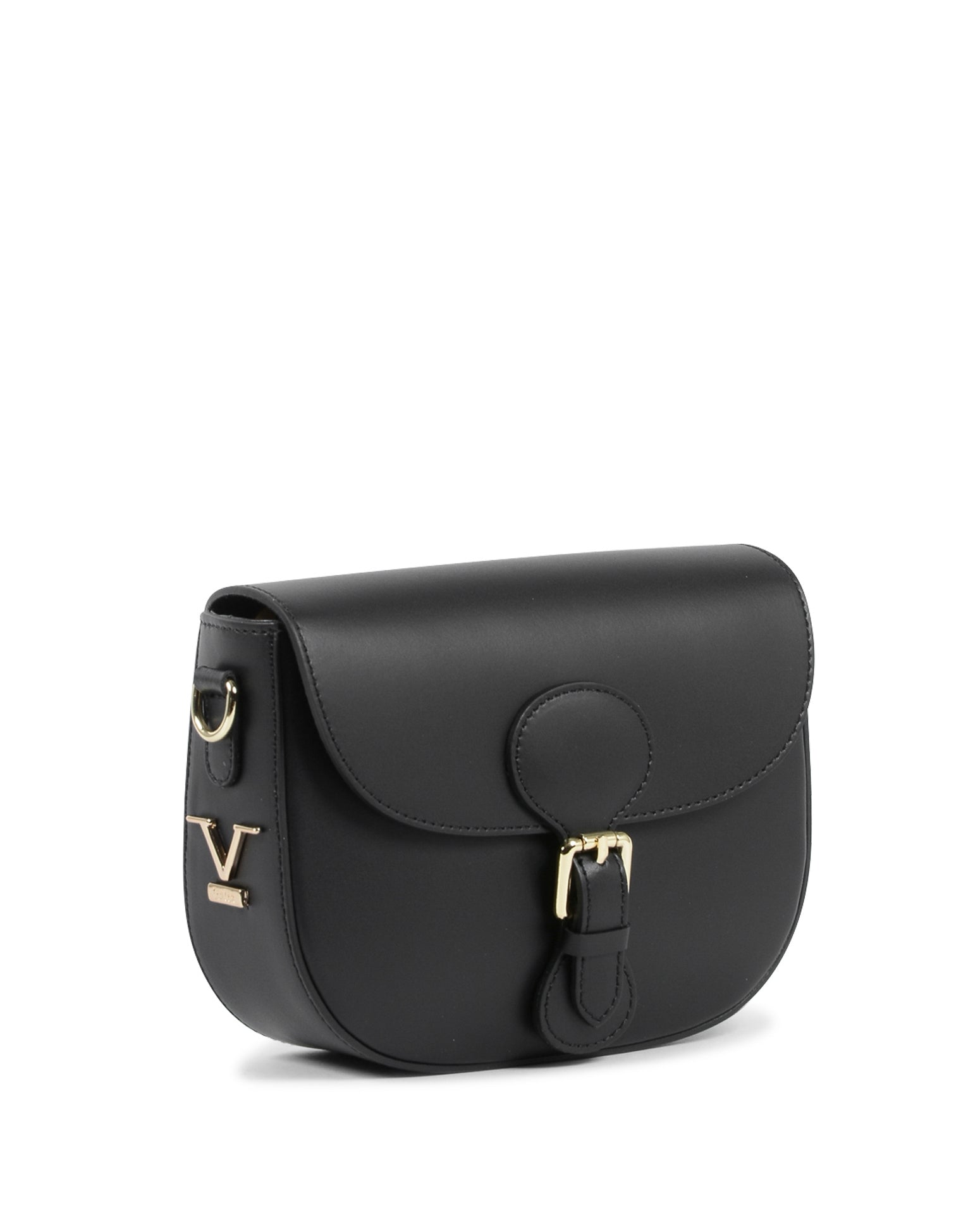 Borsa a tracolla da donna V Italia nera BL10296 52 RUGA NERO