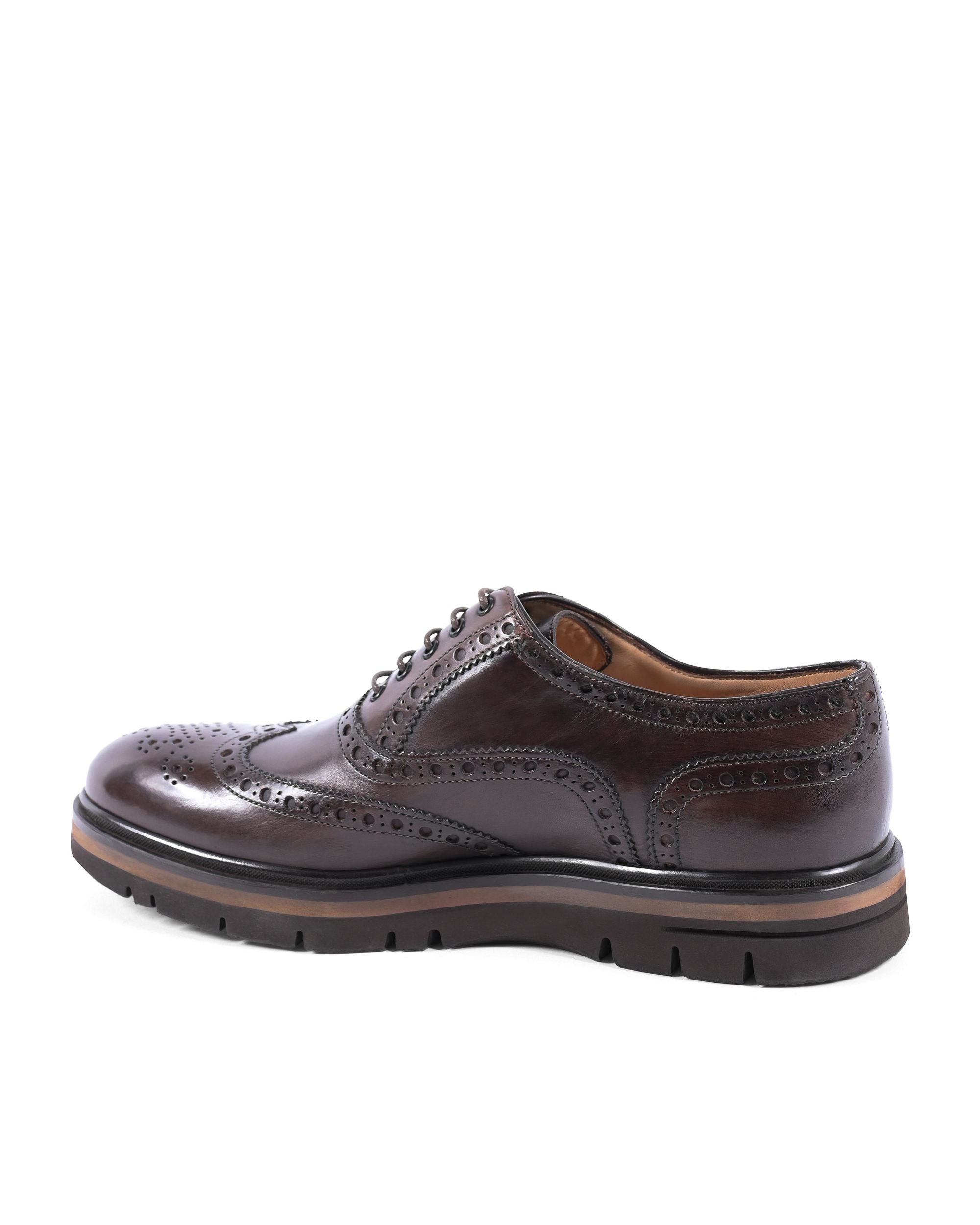 Scarpe brogue da uomo Dee Ocleppo EB129 VITELLO CACAO