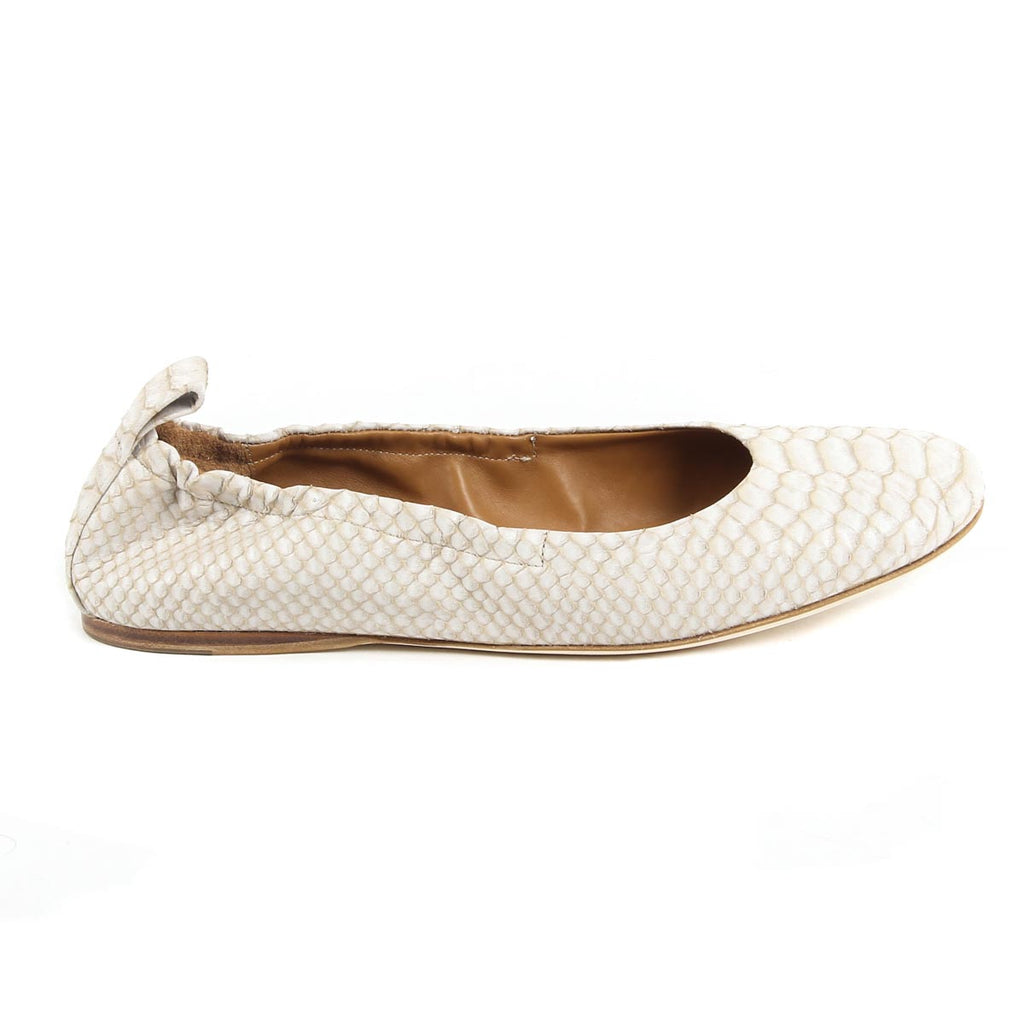 V 1969 Italia Ballerina da donna GEMI01 PITONE STAMPATO BEIGE
