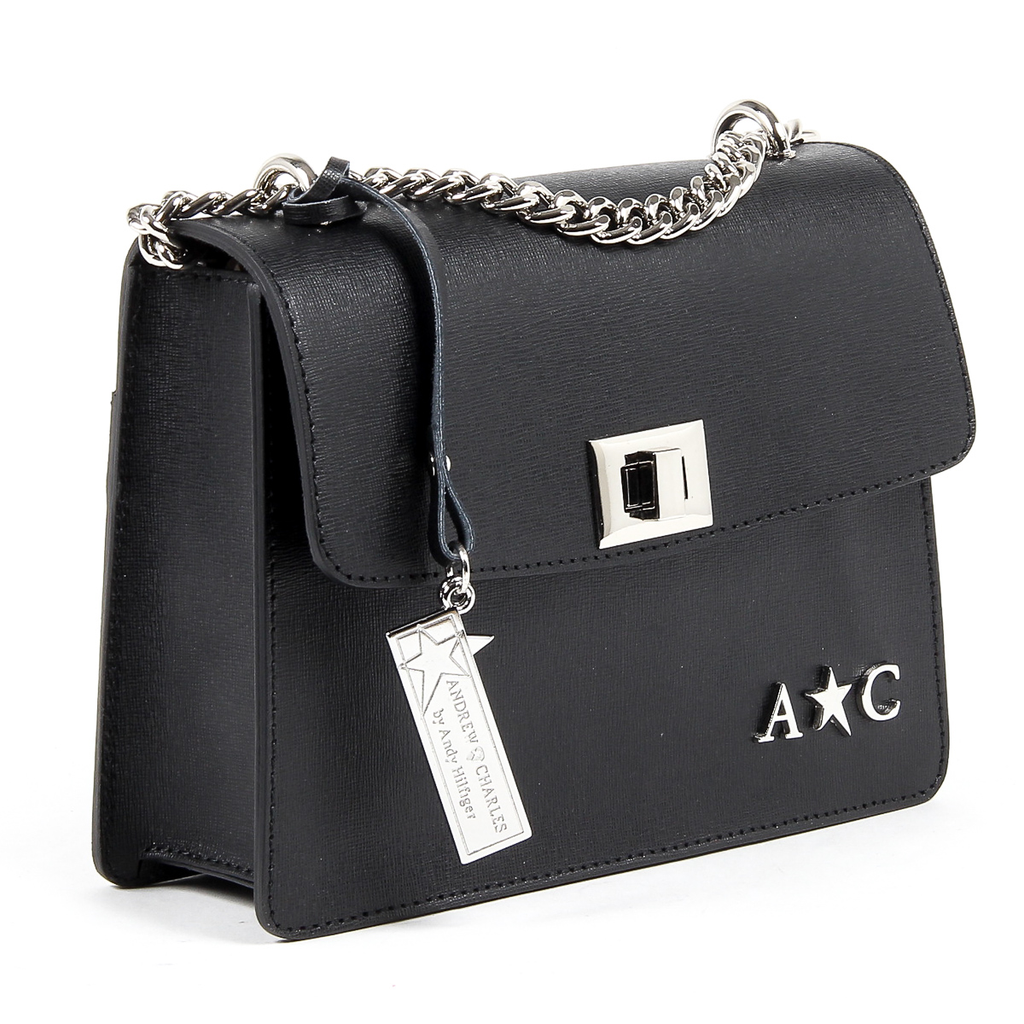 Borsa a mano da donna Andrew Charles nera MELODY