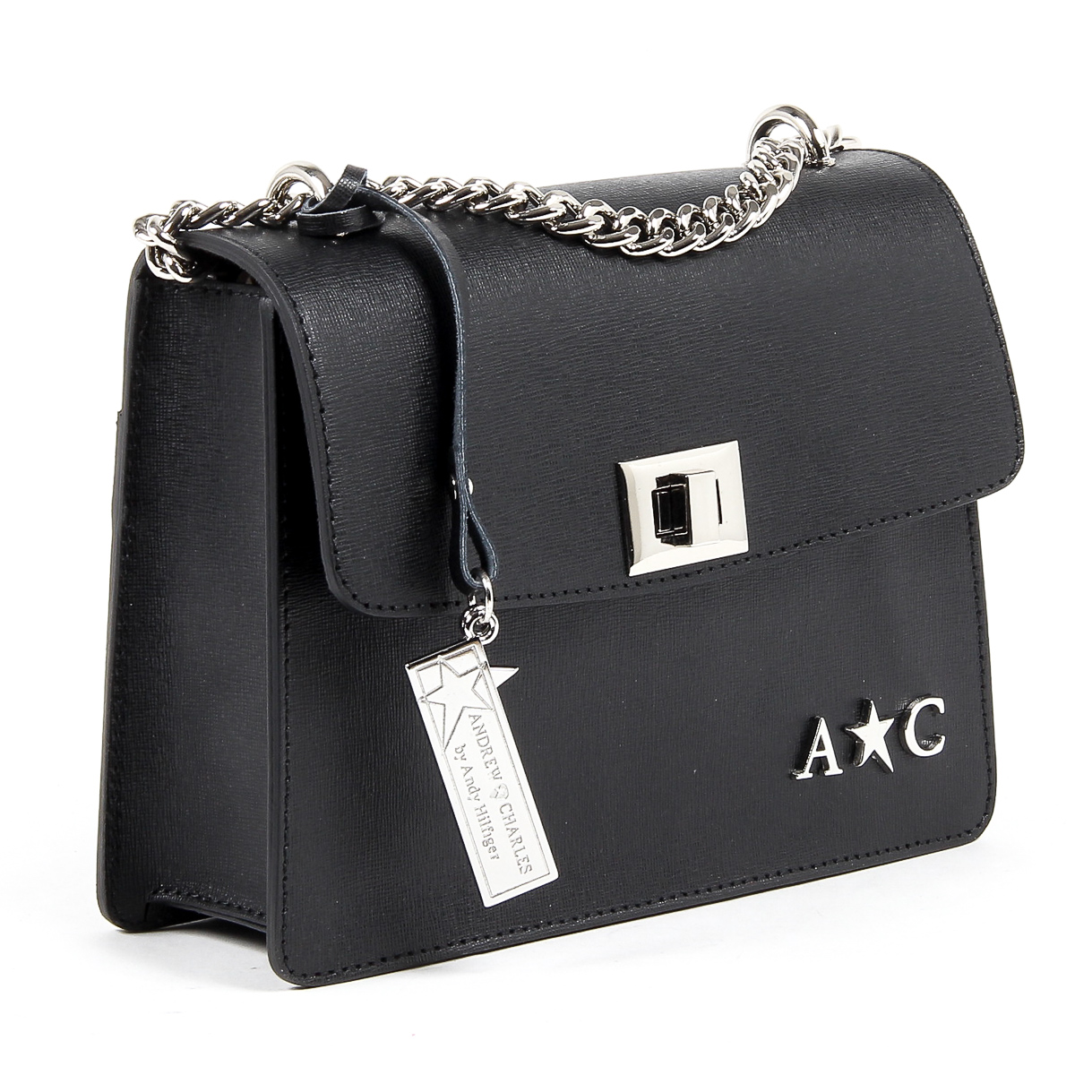 Borsa a mano da donna Andrew Charles nera MELODY