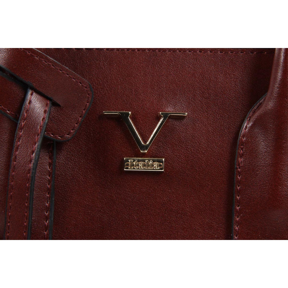 V 1969 Italia Borsa da donna VE08 CLARET RED