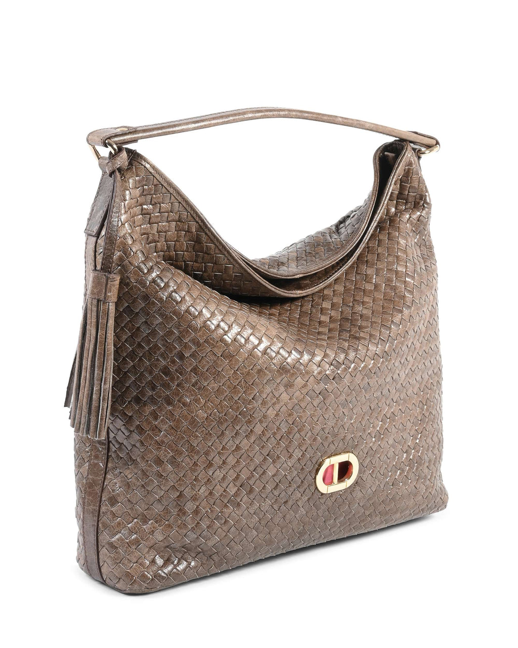 Borsa Donna Dee Ocleppo GM2054 MIAMI INTRECCIATO FANGO
