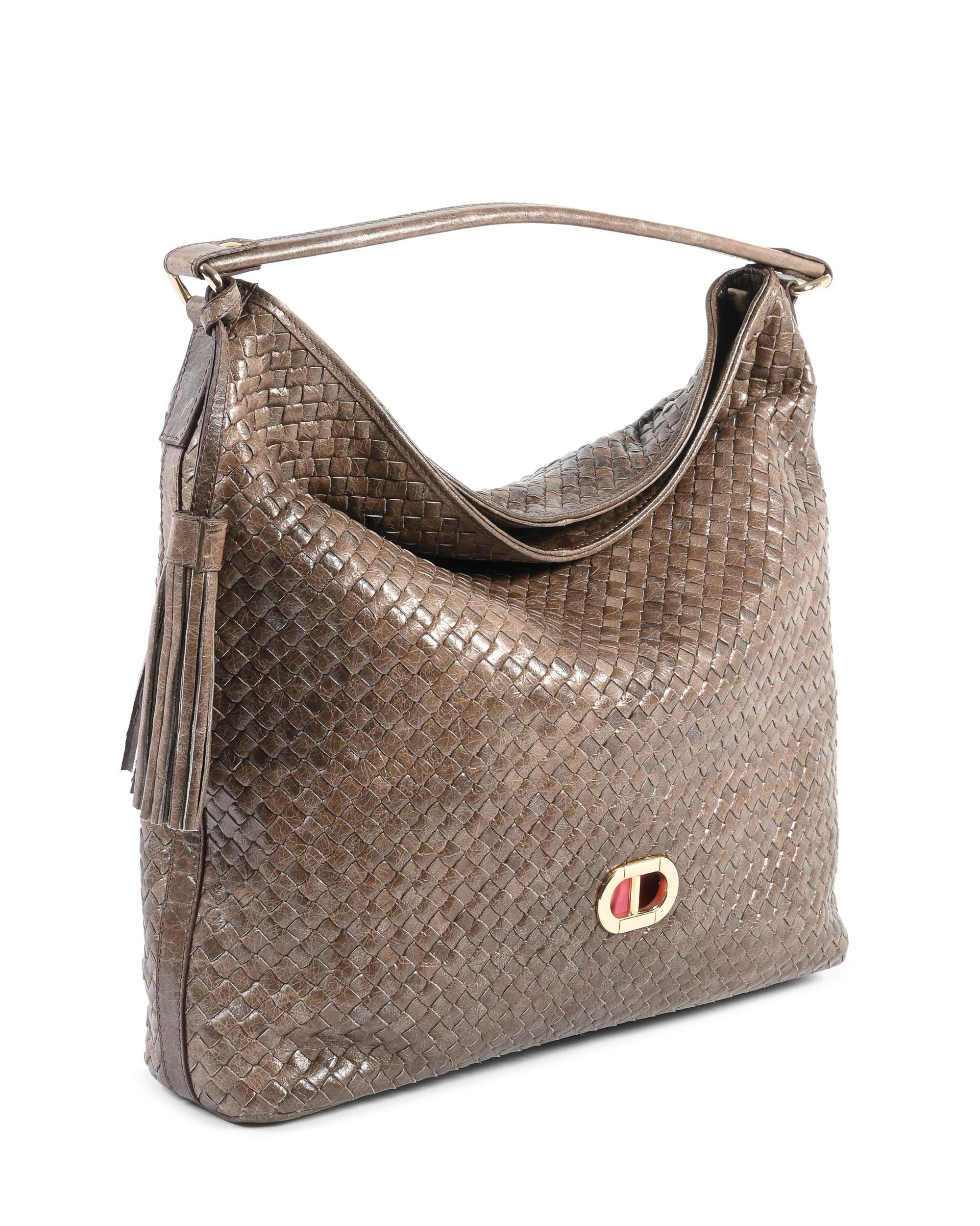 Borsa Donna Dee Ocleppo GM2054 MIAMI INTRECCIATO FANGO